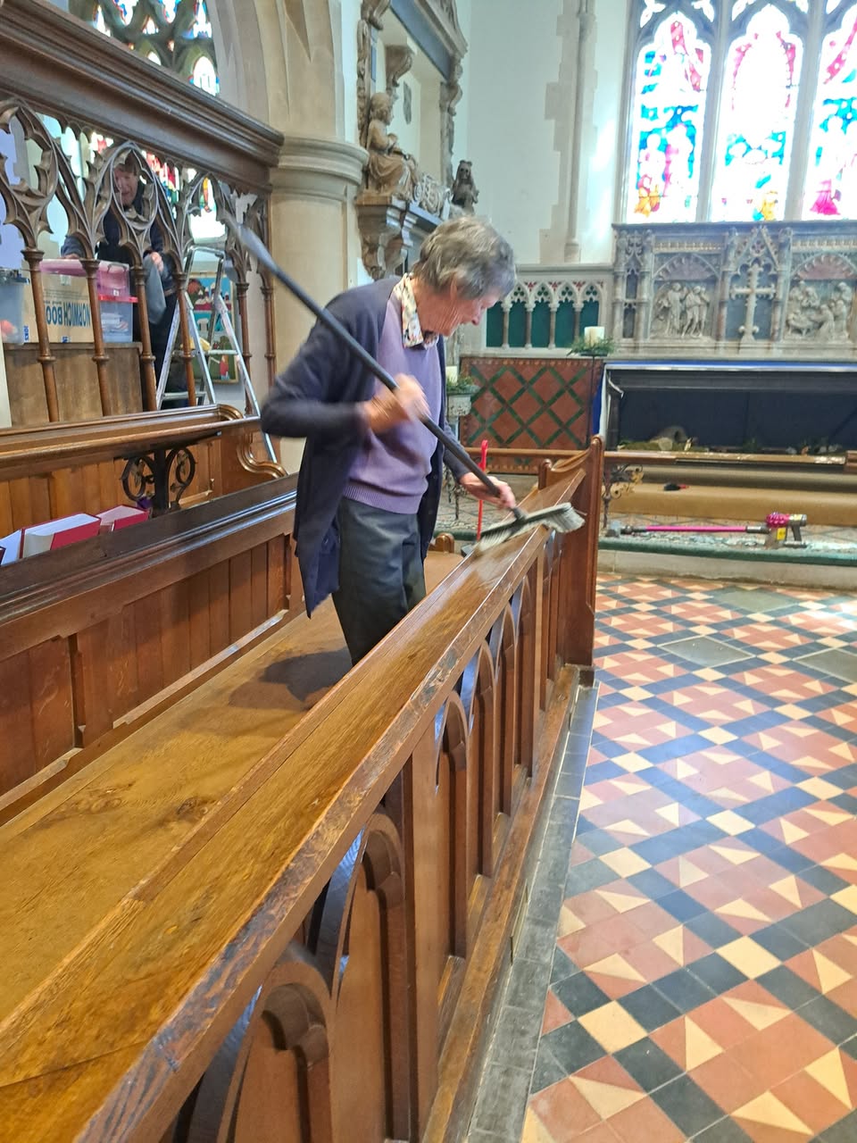 St Nicholas Church after the spring clean.
